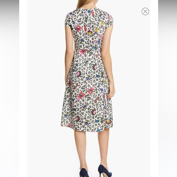 NWT Ted Baker London Stelaar Wilderness MIDI Dress Ted Size 1/ US XS - Picture 7 of 16